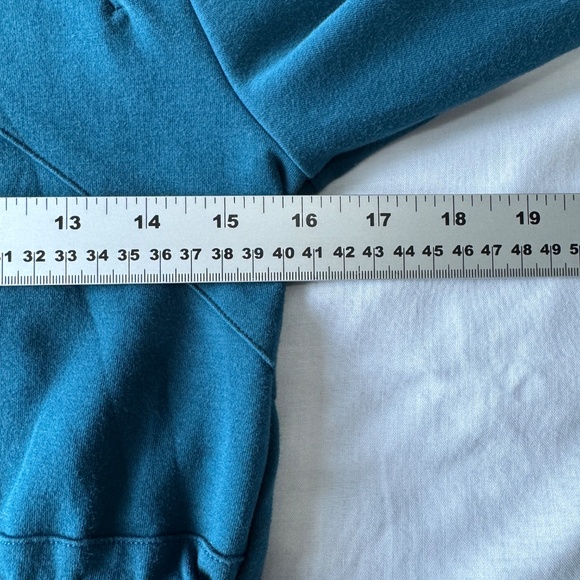 Gymshark Women's Long Sleeve Athletic Pullover Hoodie Teal XS Activewear Running - Picture 9 of 14